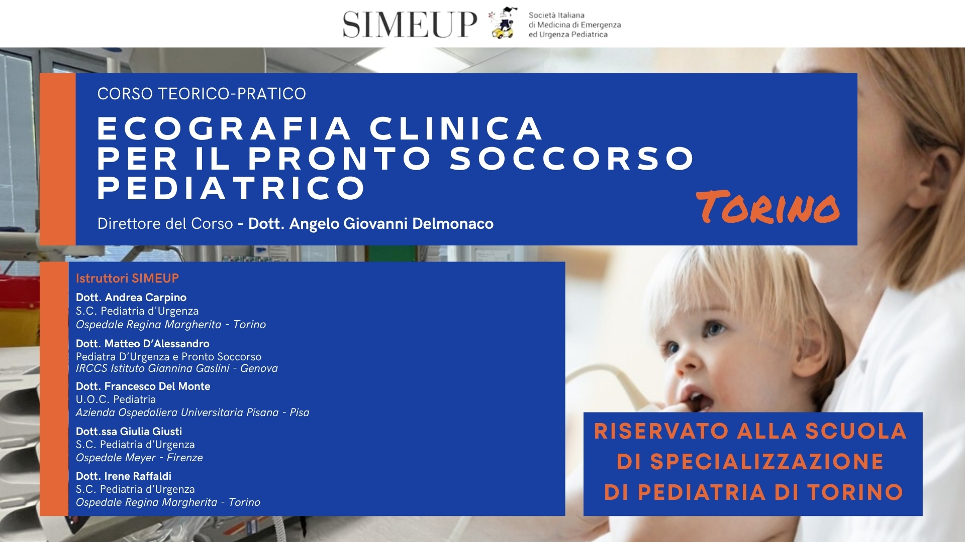 Ecografia Clinica per il Pronto Soccorso Pediatrico - Torino - Ed. 09/10